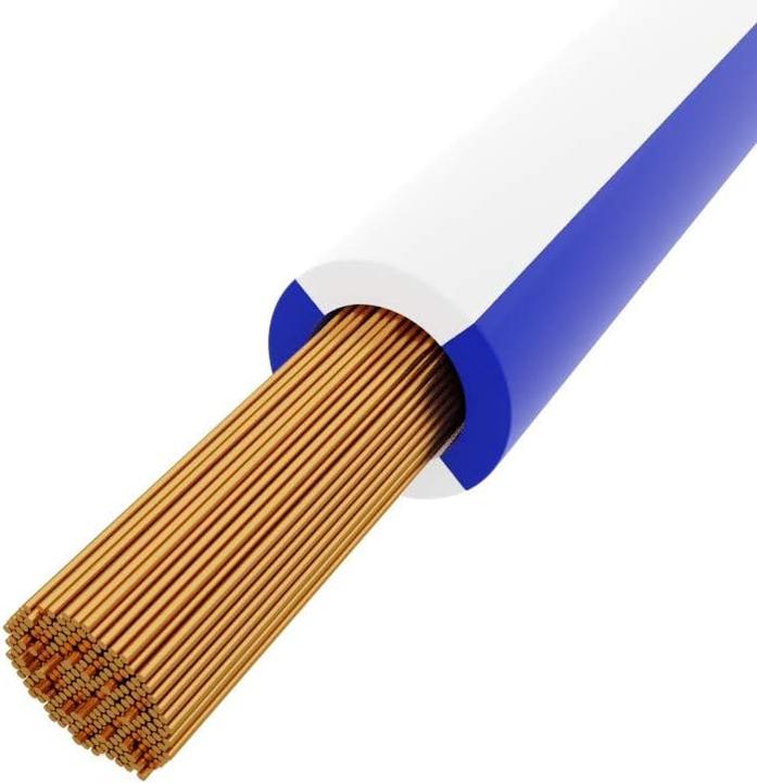 dunkelblau-weiss zweifarbig