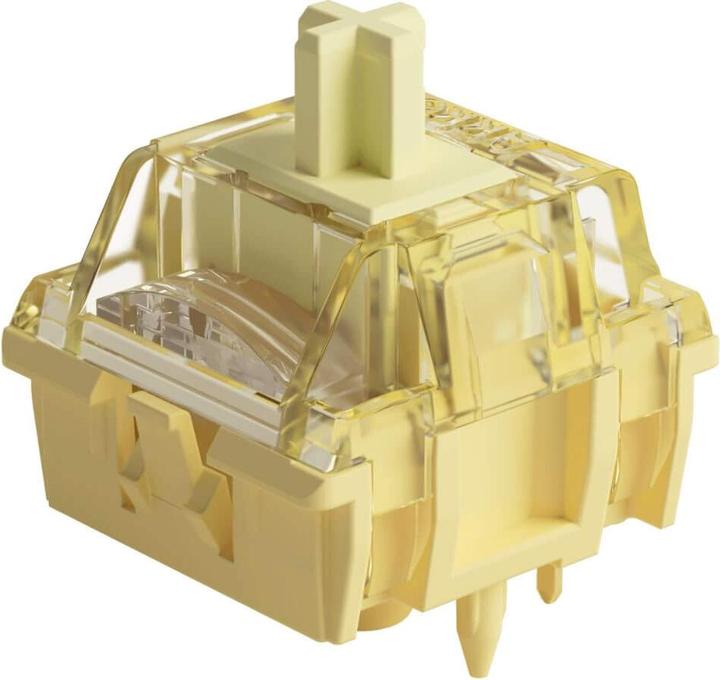 Akko V5 Pro Cream Yellow with LED Condenser