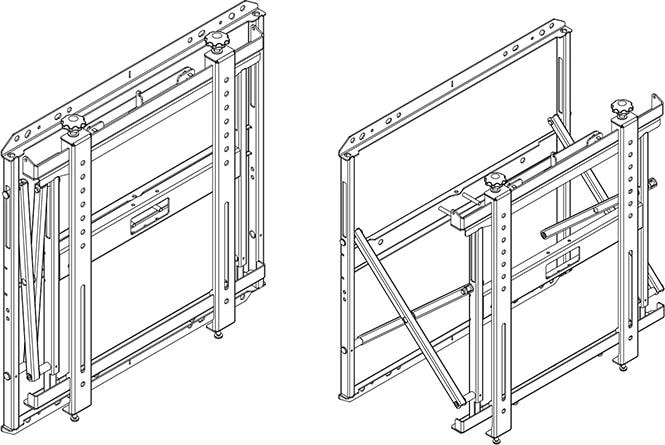 Produktbild Hagor VWH-1 Slim Wandhalterung für LCD-/Plasmafernseher (Wand, 55", 35 kg)