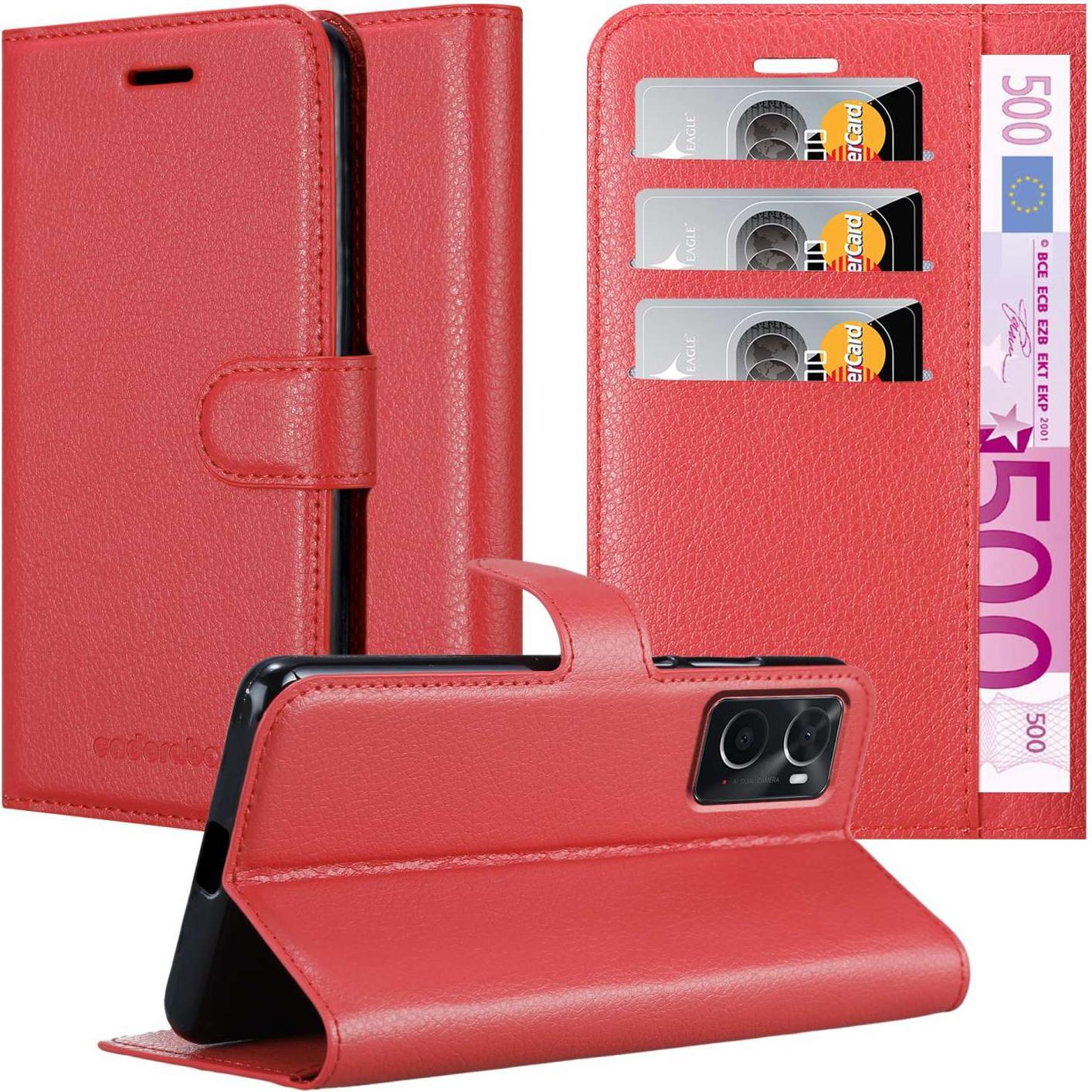 Cadorabo Book Stand Hülle für Oppo A36 / A76 / A96 4G / K10 4G / Realme 9i (Realme 9i, Oppo A76, Oppo A36, Samsung Galax...