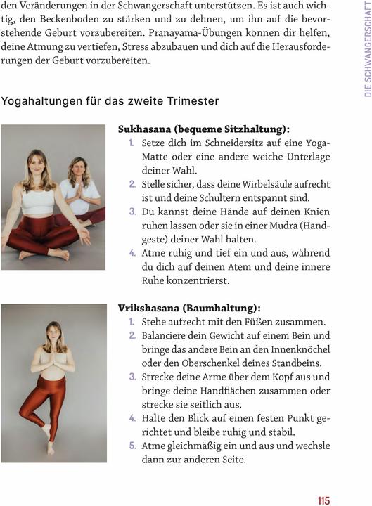 Produktbild Yoga in der Geburtsvorbereitung und für die Rückbildung (Deutsch, Sabrina Nieland, Lüking Kerstin, Johne Stephanie, Magdalenau, Stefanie Bauer, Luisa Harisch, Sinah Diepold, Kaya Renz, 2024)