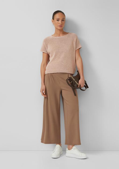 Produktbild s.Oliver Strickpullover Ärmelloser Strickpullover im Relaxed Fit mit U-Boot-Ausschnitt (S)