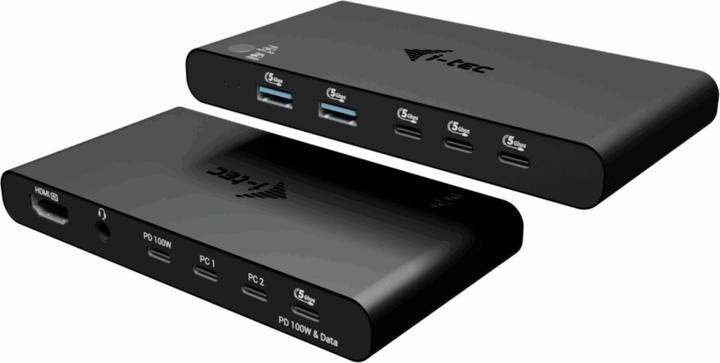 Image du produit i-tec Kvm HDMI Dock For 2 Hosts (USB-C)