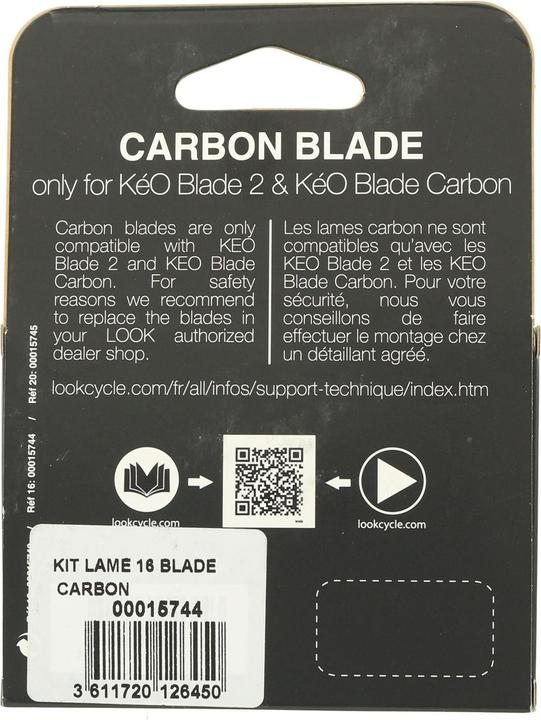 Actual product image Look Kéo Blade Carbon 16Nm Kit