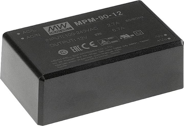 Image du produit MeanWell Mean Well MPM-90-48 Alimentation pour imprimante AC/DC 48 V/DC 90.2W