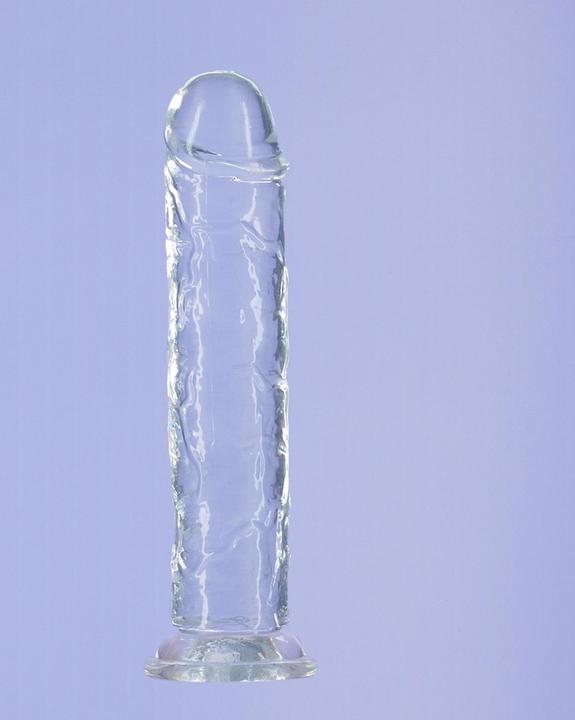 Actual product image Naked Addiction Crystal Addiction 20 cm Vertical Clear TPE