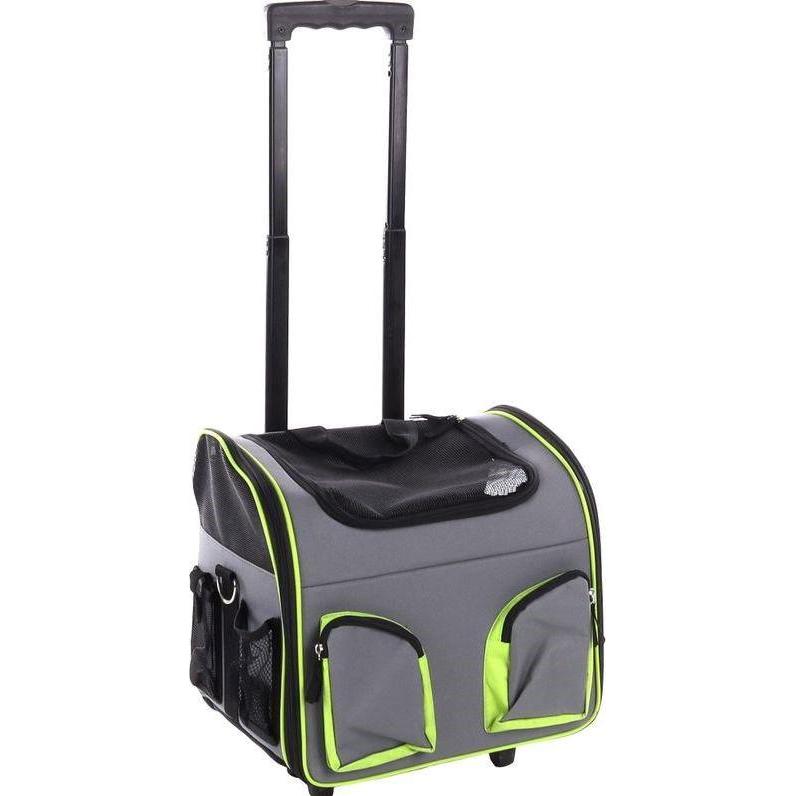 Comparer les prix de Sac de transport à roulettes Trolley Fluo 37,5X33X39cm - FLAMINGO