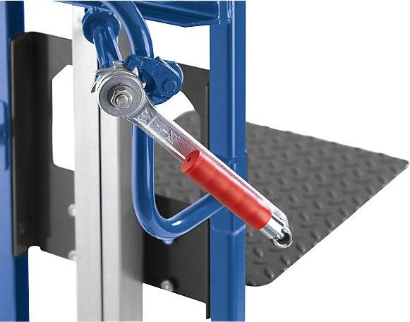 Immagine prodotto kaiserkraft Carrello elevatore per materiali, con forca per cassa regolabile, con rulli