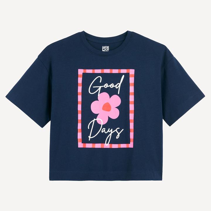 Produktbild La Redoute Collections T-Shirt mit Rundhalsausschnitt (128)