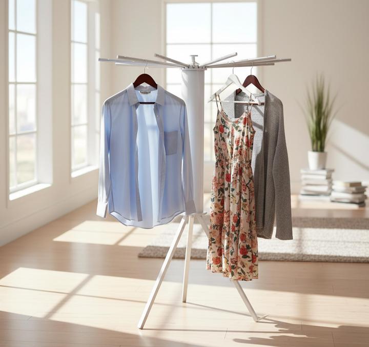 Produktbild Relaxdays Ausziehbarer Wäscheständer Oktopus