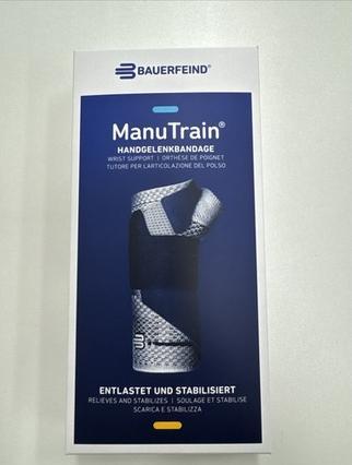 Actual product image Bauerfeind Active left titanium orthesis (3)