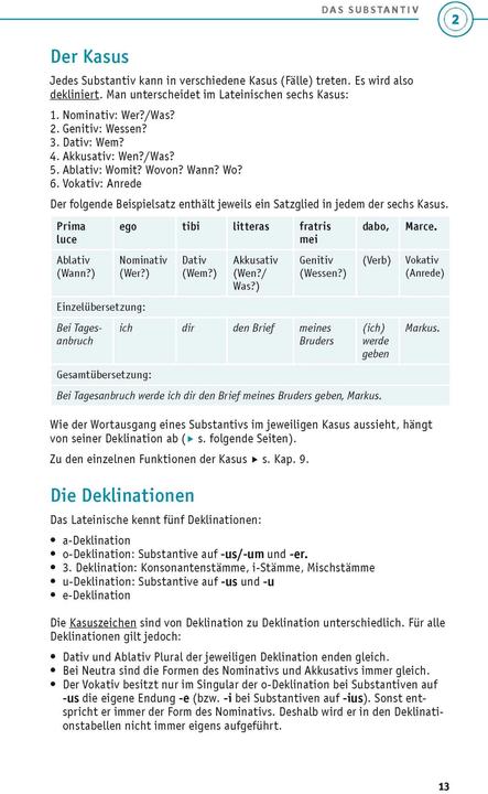 Actual product image Grammatik kurz & bündig Latein (German, Latin, 2023)