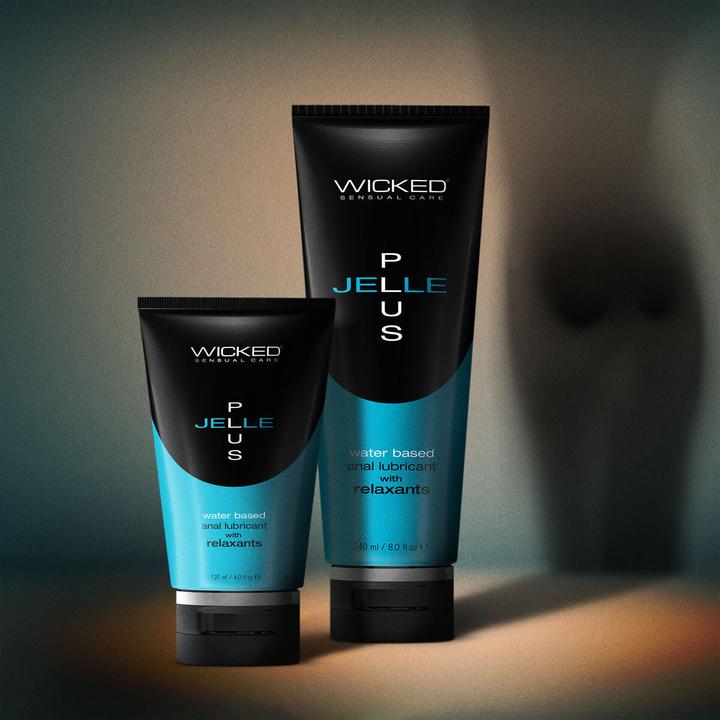 Produktbild Wicked Sensual Care Jelly Plus Anal Relax Lubricant 240 ml Transparent (240 ml)