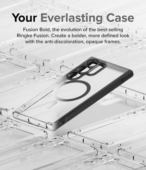 Immagine prodotto Ringke Case for Galaxy S24 Ultra FUSION BOLD MAGNETIC MATTE BLACK (Samsung Galaxy S24 Ultra)