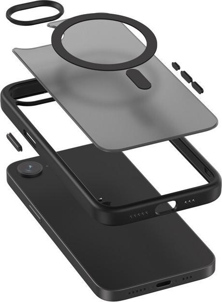 Actual product image Crong Hybrid Frost MAG (Apple iPhone 16e)