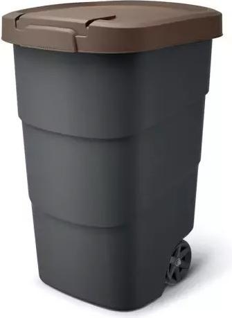 Produktbild Prosperplast Abfallbehälter WHEELER 90 L - braun (90 l)