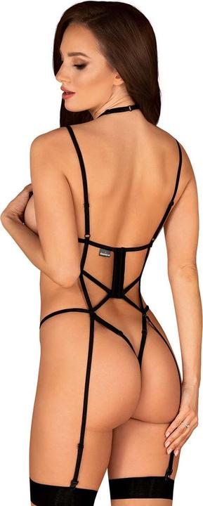 Produktbild Obsessive Badossa Offener Bodysuit Schwarz (L)
