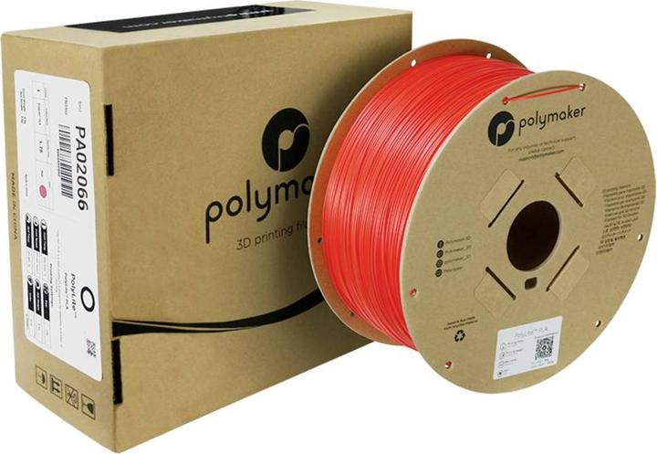 Produktbild Polymaker PA02066 Filament PLA hohe Steifigkeit, hohe Zugfestigkeit 1.75mm 3000g Rot PolyLite™ 1St. (PLA, 1.75 mm, 3000 g)