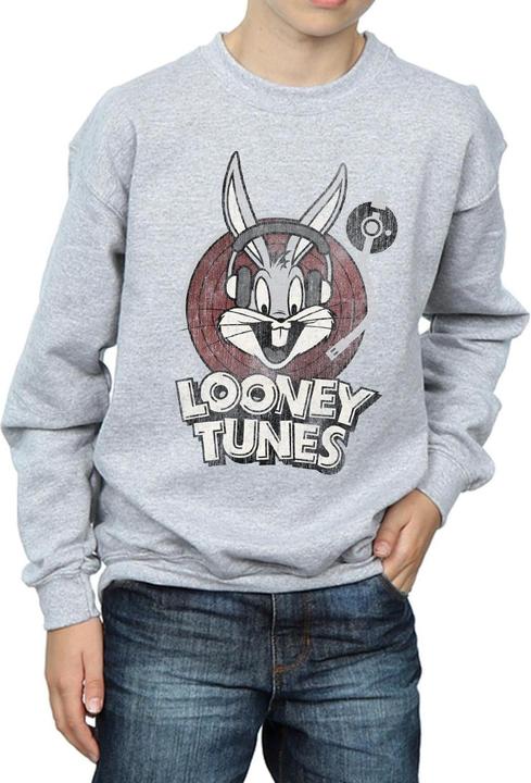 Image du produit Looney Tunes Sweat-shirt garçon Bugs Bunny Circle Logo (152, 158)