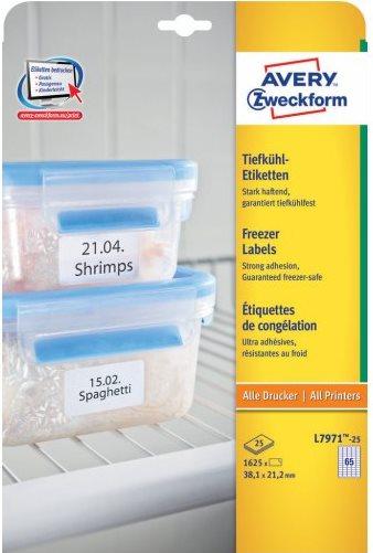 Image du produit Avery Tiefkühl-Etiketten