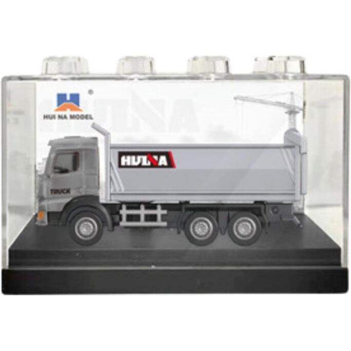 Huina Wywrotka Metalowa Model Kolekcjonerski Srebrna 1:80