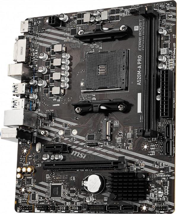 Productafbeelding MSI A520M-A Pro (AM4, AMD A520, mATX)