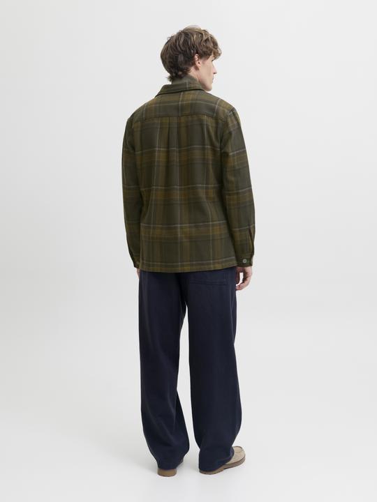 Produktbild Jack & Jones Jprrayle Melange Check L/S Overshirt Sn (S)