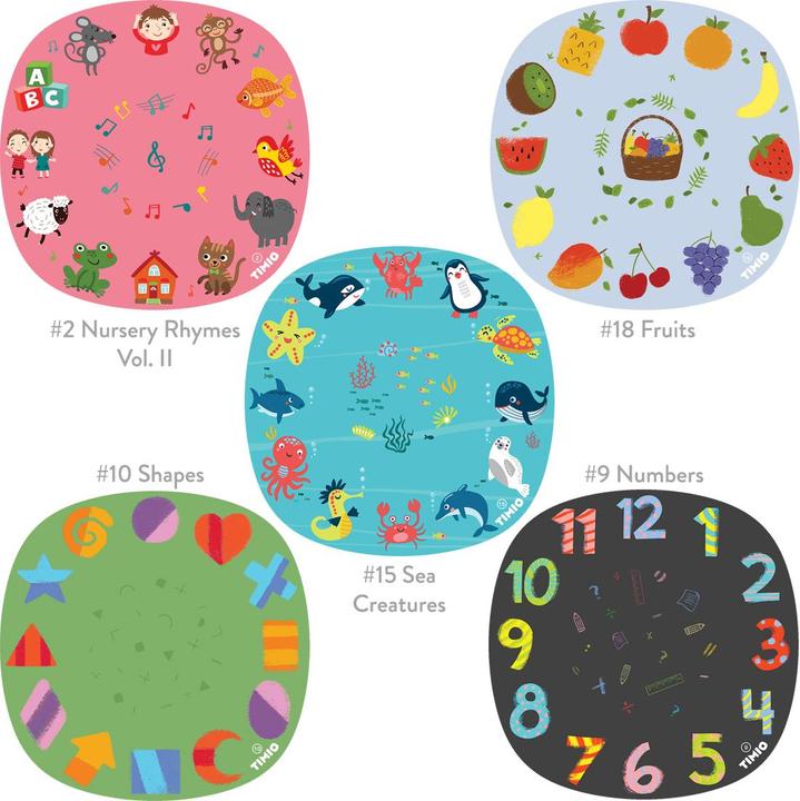 Actual product image Timio Audio Disc Set 2 (English, Spanish, Chinese, Dutch, French, Italian, Portuguese, German)