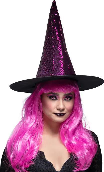Produktbild Fasnacht Perücke Chique violett