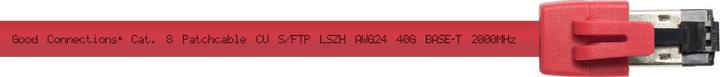 Produktbild Good Connections Alcasa 8080-015R Netzwerkkabel 1,5 m Cat8.1 S/FTP (S-STP) Rot (S/FTP, CAT8.1, 1.50 m)