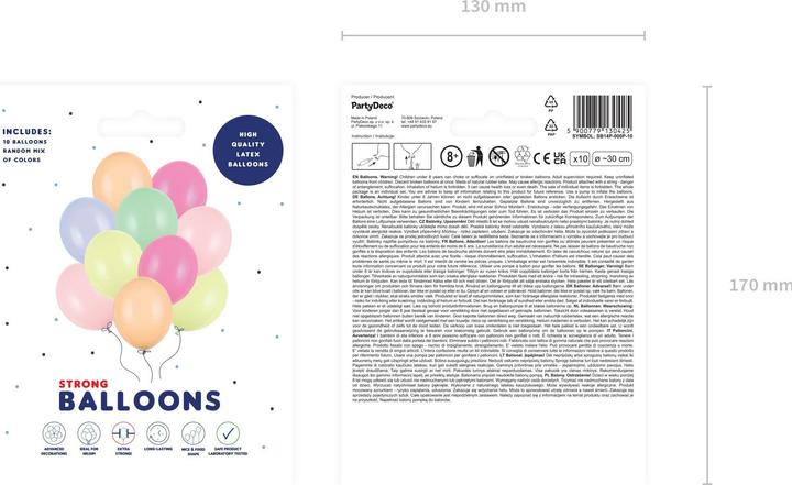 Produktbild Partydeco Luftballons (10 x)