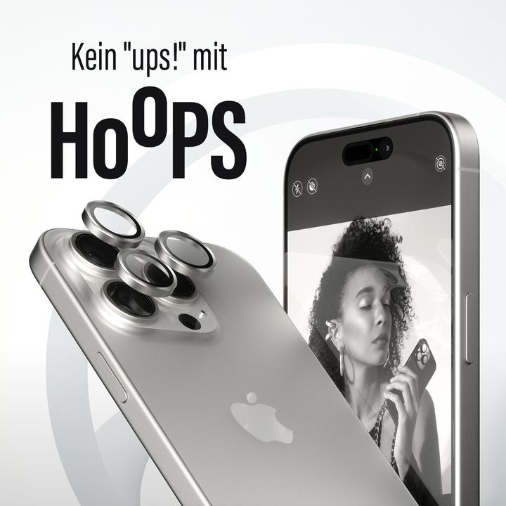 Actual product image PanzerGlass Hoops Camera Lens Protector (1 Piece, Apple iPhone 15 Pro Max, Apple iPhone 15 Pro)