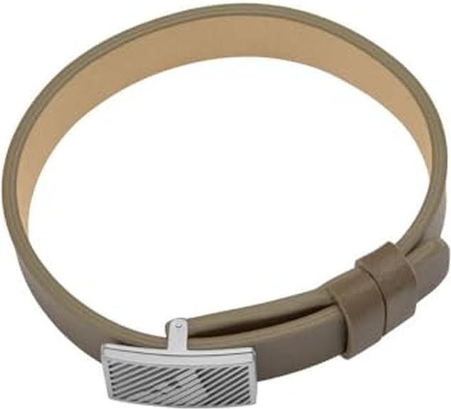 Produktbild Emporio Armani Eagle Logo Armband (25 cm, Edelstahl, Leder)