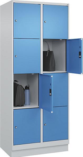 Actual product image kaiserkraft 4-compartment locker Evolo PLUS (80 cm, 195 cm)