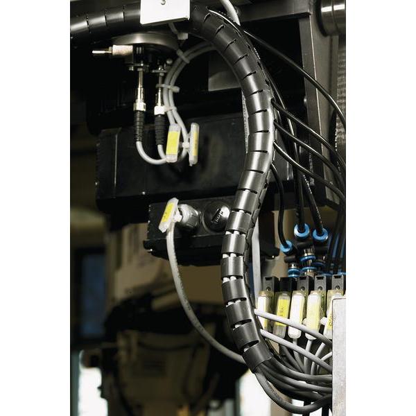 Thumbnail - HellermannTyton, Kabelschutz + Kabelführung, Kabelschlauch 32 mm (max) Schw (Kabelschlauch, 25000 mm)