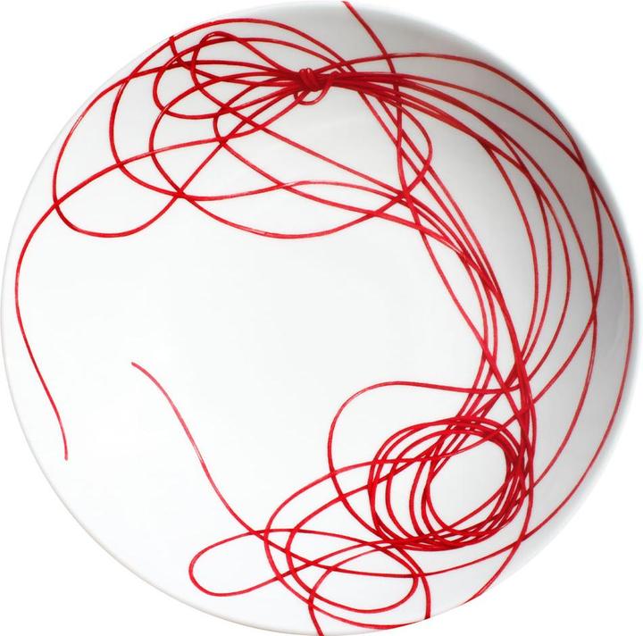 Taitù Fil Rouge Nodi Teller tief (2x, 24 cm)