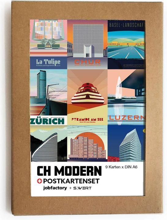 Produktbild S.wert Design Postkarte Schweiz modern