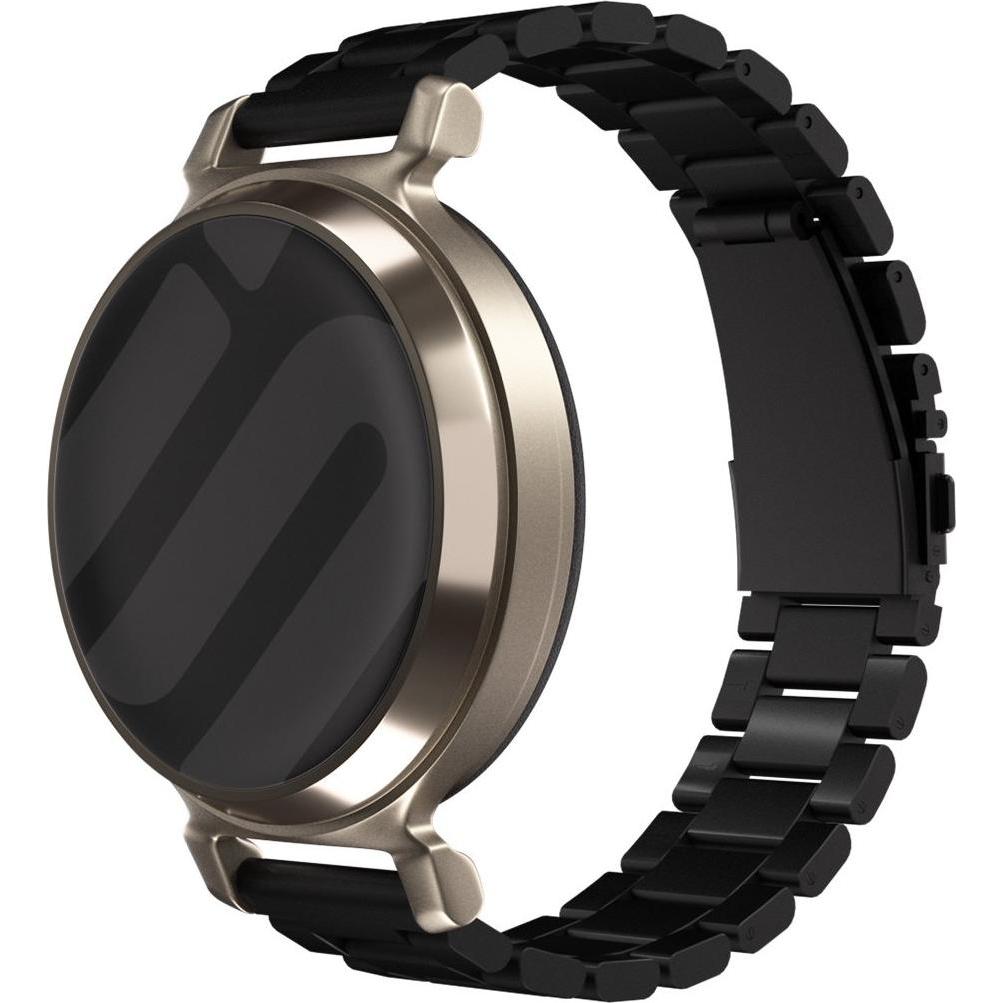 Strap-it Stahlarmband (Edelstahl, Lily), Uhrenarmband, Schwarz