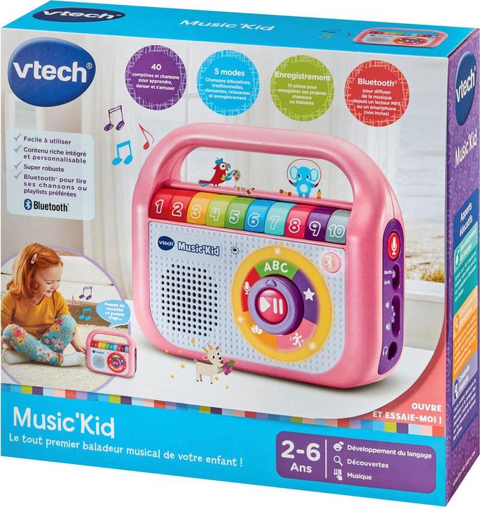Image du produit VTech Music'Kid - Rose (Français)
