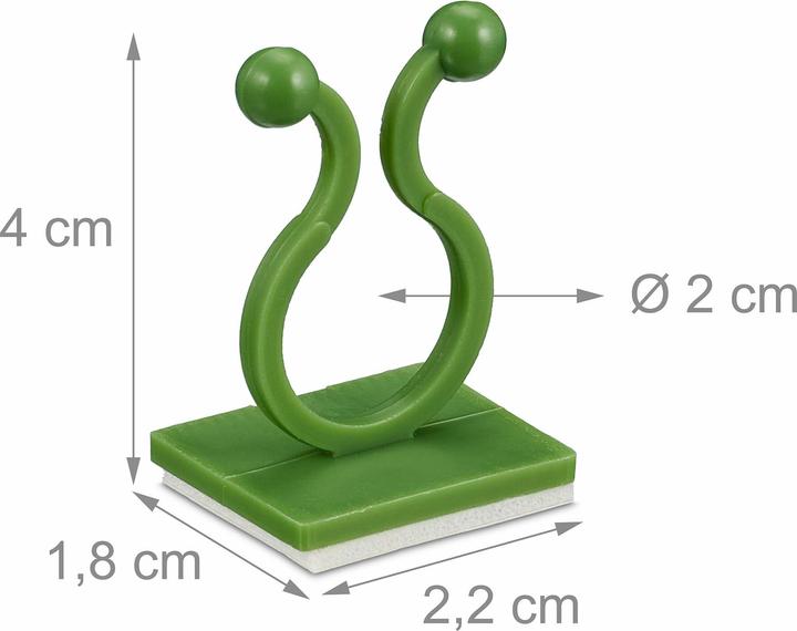 Actual product image Relaxdays Plant clips (2.20 cm, 1.80 cm)
