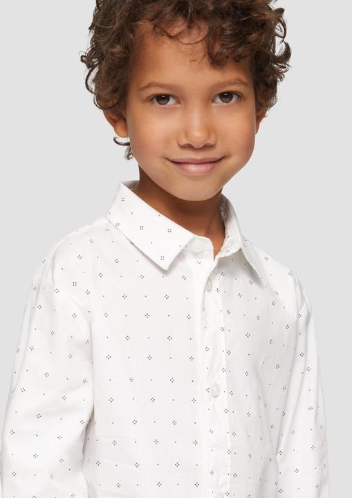Immagine prodotto S.Oliver Hemd Regular Fit: Gemustertes Hemd aus Baumwollstretch (92)