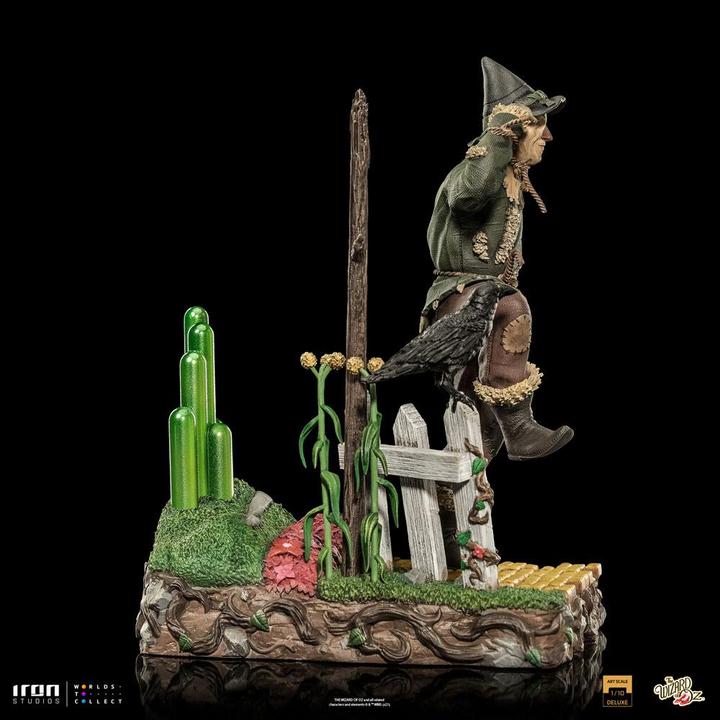 Actual product image Iron Studios Le Magicien d'Oz statuette 1/10 Deluxe Art Scale Scarecrow 21 cm