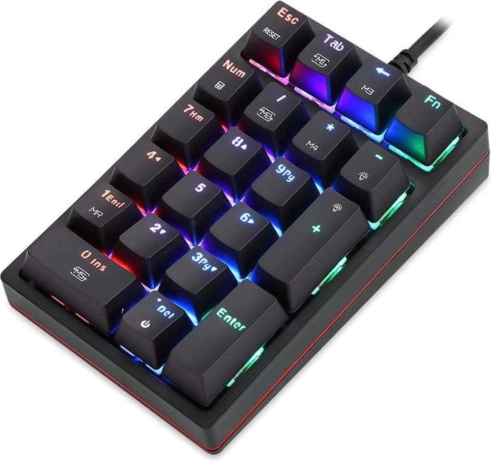 Actual product image Motospeed K24 one-handed keyboard (Cable)