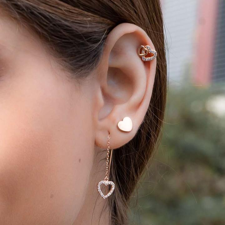 Produktbild Bijouteria Ohrpiercing (Chirurgenstahl 316L, Kristall, PVD Beschichtung (goldfarbig))