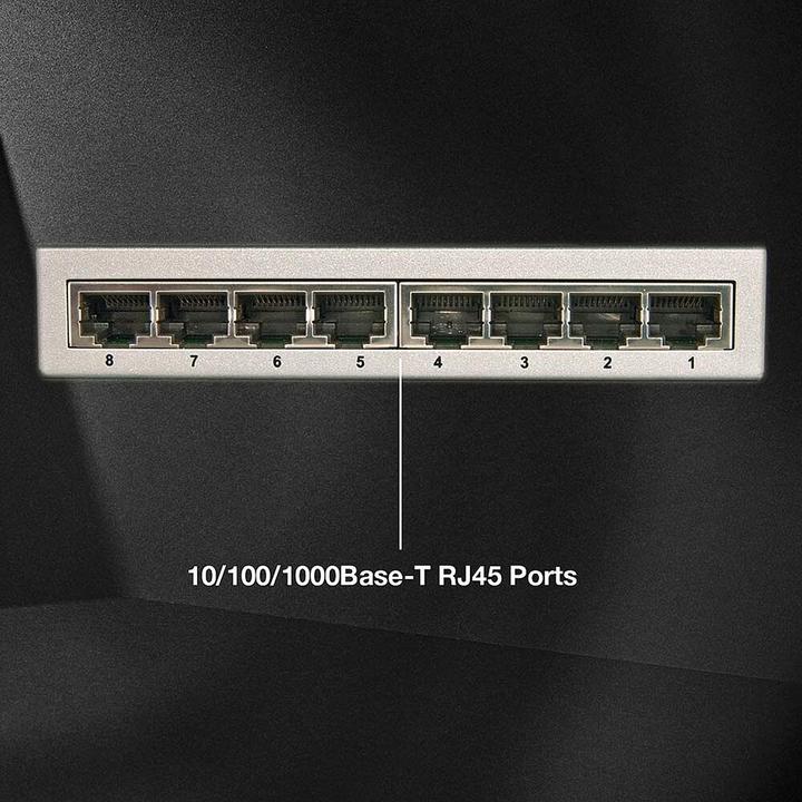 Actual product image Lindy 8 Port GIGABIT Switch (8 Ports)
