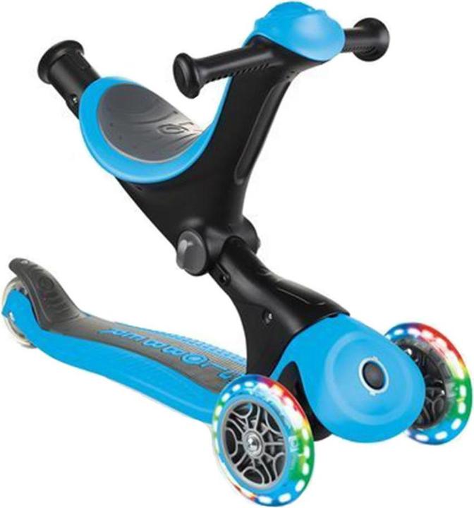 Actual product image Globber scooter Go Up Deluxe Lights, blue, 646-101