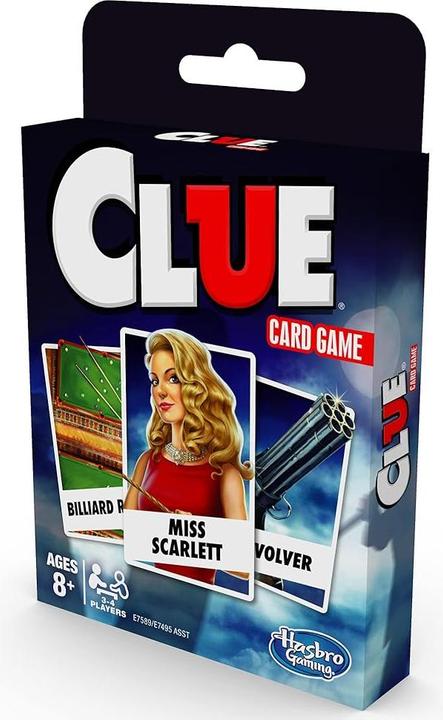 Actual product image Hasbro Gaming Cluedo Card Game (Norwegian, Danish)