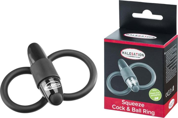 Produktbild Malesation Cock & Ball Ring mit Vibration (4.20 cm)