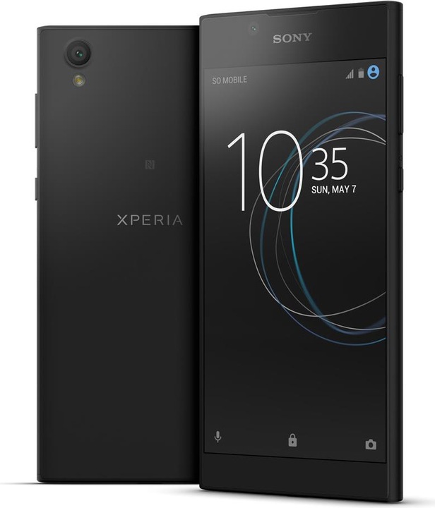 Actual product image Sony Xperia L1 (16 GB, Black, 5.50", Single SIM, 13 Mpx, 4G)