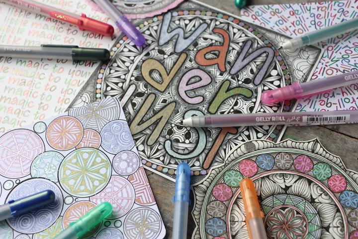 Actual product image Sakura Roller Gelly Shadow (Sorted, 5x)